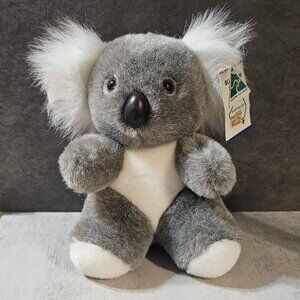 Blue Gum Koala Plush Stuffed Animal 8" Realistic Plush Toy Made In Australia